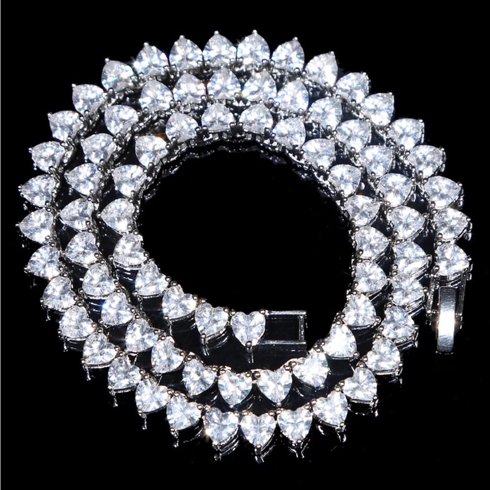 Sparkling Heart-Shaped Necklace